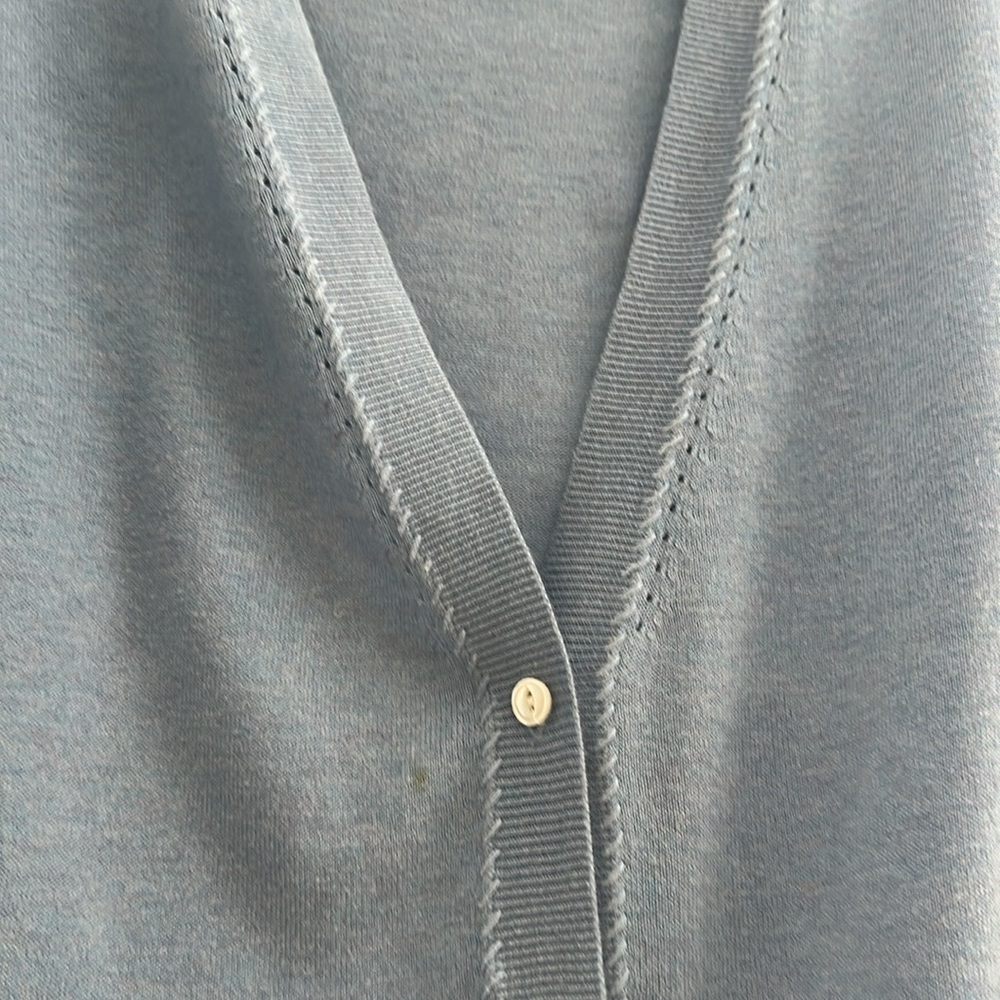 Banana Republic Light Blue Women's Cardigan - Picture 3 of 7